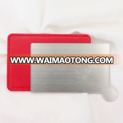 Customised Gift Aluminum Blank Cosmetic OEM Metal Makeup Hand Cute Vintage Pocket Mirror for Wedding Gift