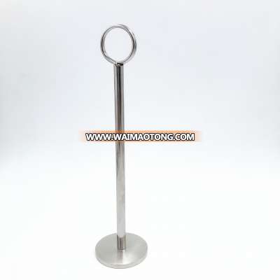 Stainless Steel  Restaurant Wedding Place Card Holder Table Number Holder